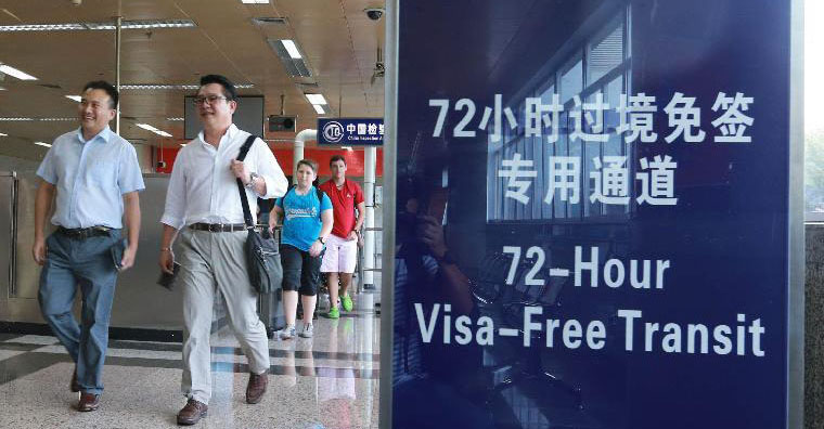 72-Hour Visa Free Transit in China China Visa Free and Visa Exemption