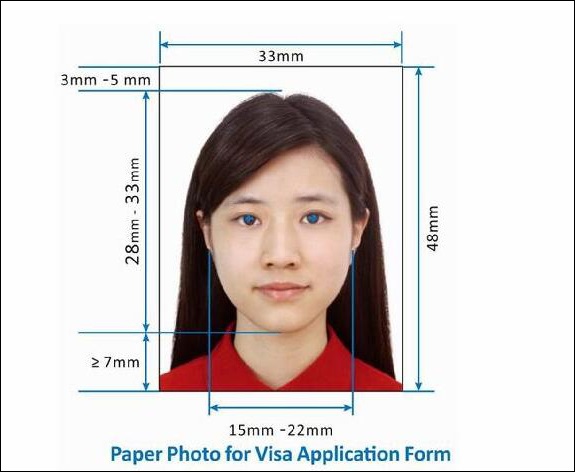 China Visa Photo Size Requirement China Visa Application Photo
