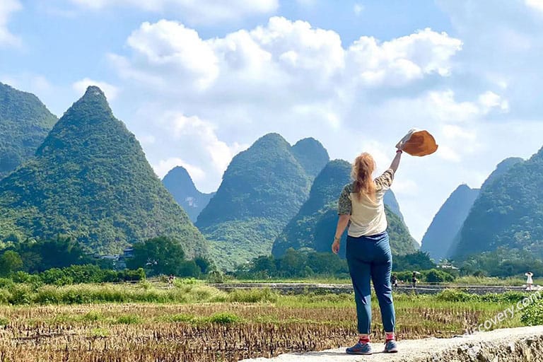 Claire from UK visited Yangshuo Countryside in October 2021 How to Plan a China Yangtze Tour