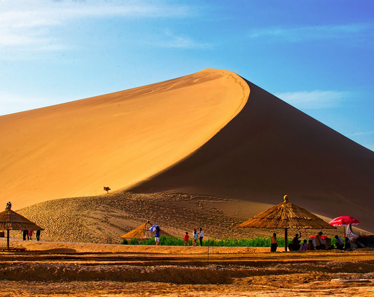 Echoing Sand Mountains China in June