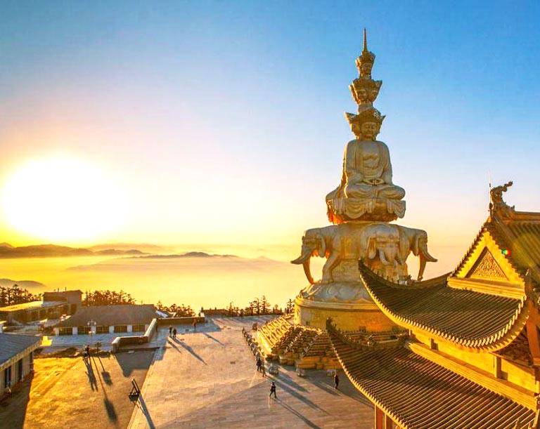 Golden Summit in Summer China in August