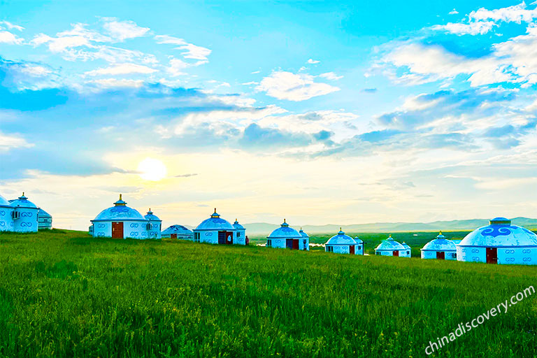 Gorgeous and vast Hulunbuir Grassland Hulunbuir Grassland