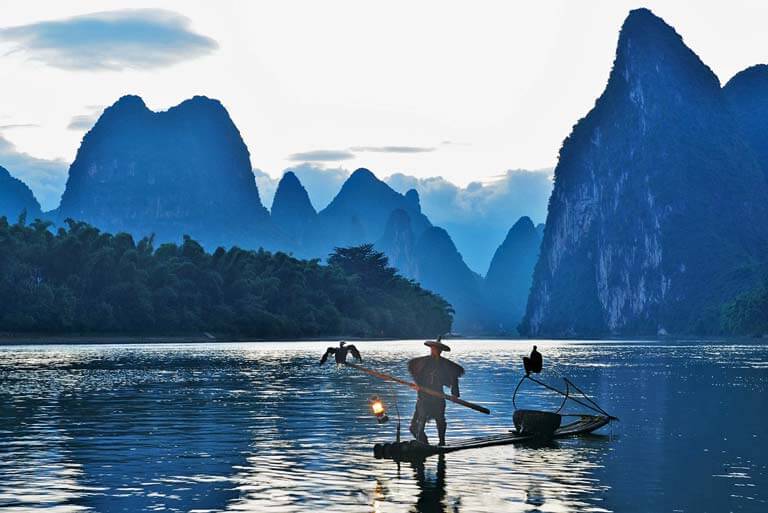 Cruise on Li River in January Guilin Winter Tour