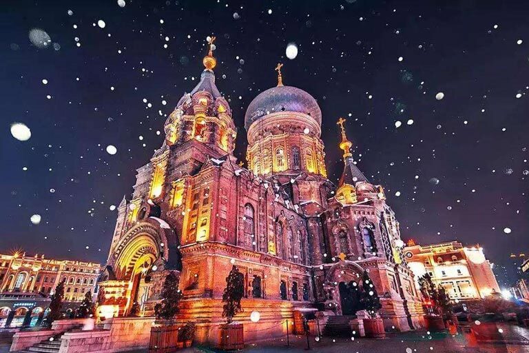 Harbin in January Harbin in January