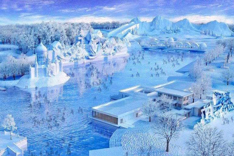 Ice and Snow Festival Harbin in January