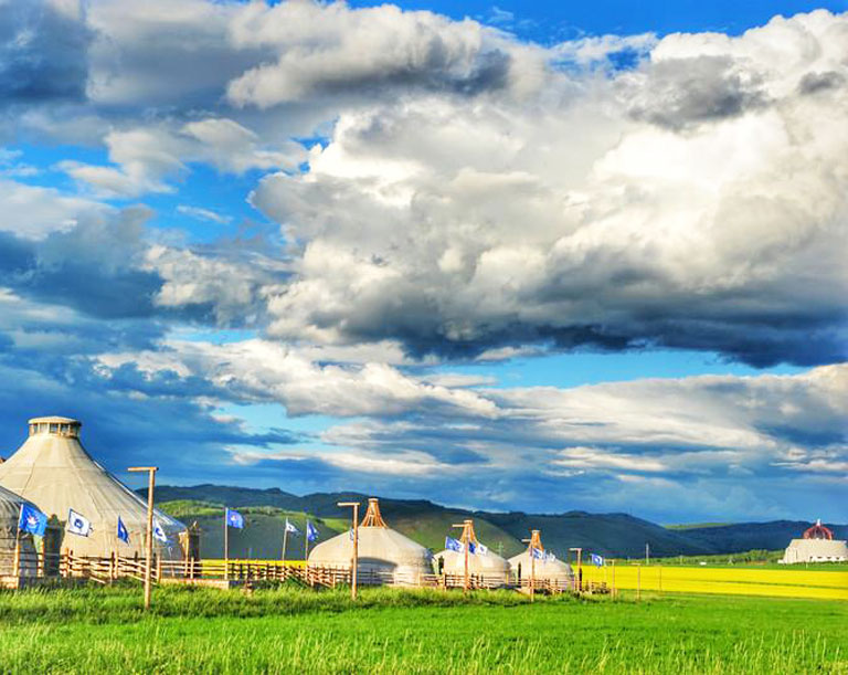 Hulunbuir Grassland China in August