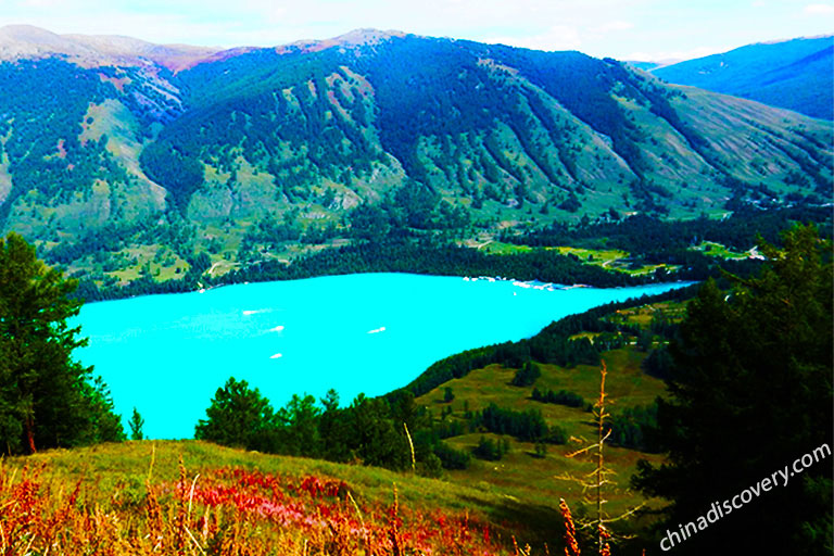 Purest Lake in Kanas Kanas in Xinjiang