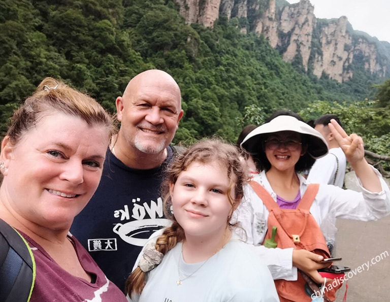 Kspoerl's Family from USA - Zhangjiajie National Forest Park