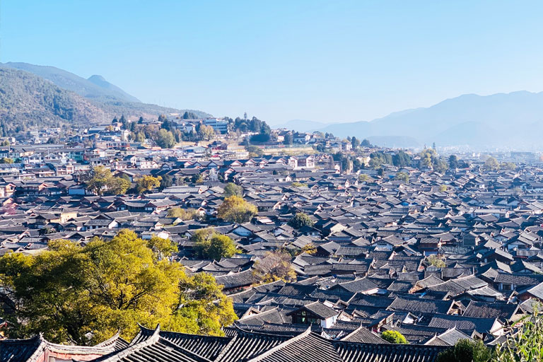 Lijiang Old City China in November