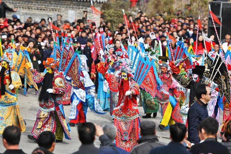 Shehuo Traditional Festivity Show in February Pingyao Tour
