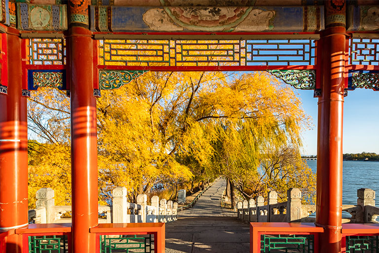 Badaling Summer Palace in November China in November