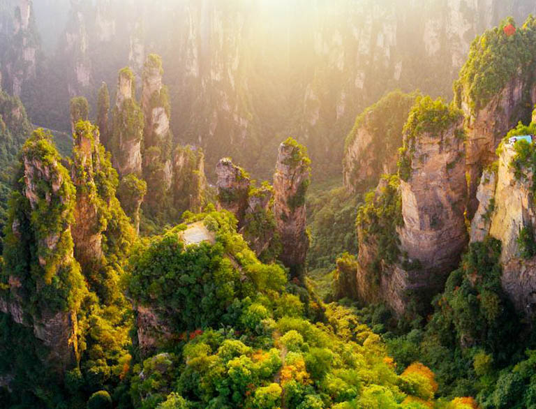Zhangjiajie Mountains China in October