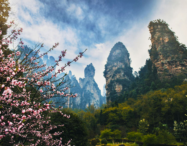 Zhangjiajie in Spring China in April