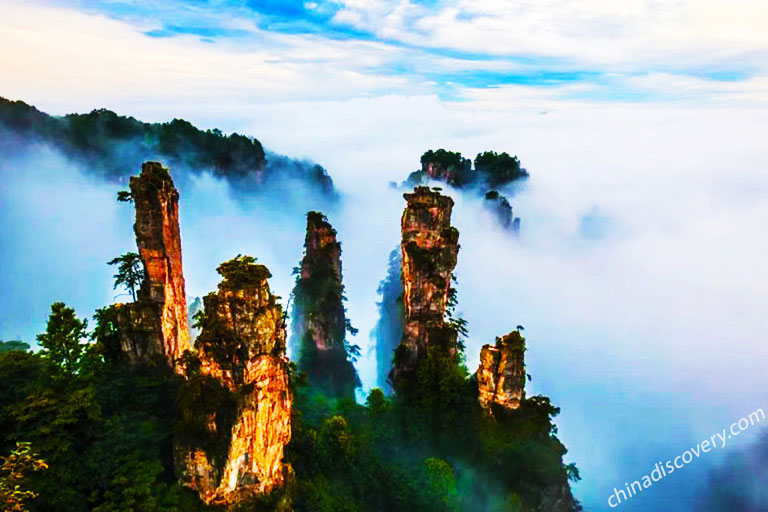 Fantastic Zhangjiejie Scenery Zhangjiajie National Forest Park